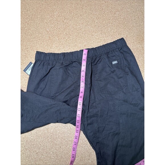 NWT Eddie Bauer Womens WR Pull on Jogger Pants Size 16 Gray Linen Blend I1 - Picture 8 of 9